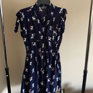 Navy blue Cat dress